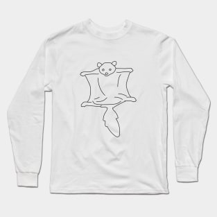 Cute flying squirrel Long Sleeve T-Shirt